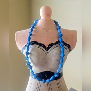 Blue Beaded Necklace